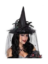 Widmann Kapelusz czarownicy w kolorze czarnym rozmiar: onesize. Czarne kapelusze damskie Widmann, bez wzorów. Za 37.12 zł.
