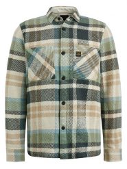 PME Legend Koszula w kolorze beżowo-zielonym rozmiar: XL. Brązowe koszule męskie PME Legend, xl, bez wzorów, z bawełny, bez kołnierzyka, bez ramiączek. Za 213.18 zł.