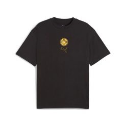 Męska koszulka Borussia Dortmund FtblStatement Cellerator PUMA. Czarne t-shirty sportowe męskie Puma, m, bez ramiączek, do piłki nożnej. Za 199.00 zł.