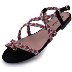 Damskie sandały letnie Tamiko, rozmiar 39. Czerwone sandały damskie ZIKKO, bez wzorów, bez obcasa. Za 150.99 zł.