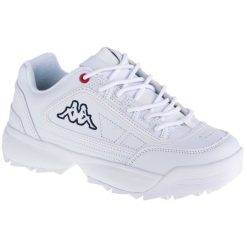 Buty Kappa Rave Nc W 242782-1010 białe. Białe buty sportowe na co dzień damskie bez wzorów, z materiału. W wyprzedaży za 268.11 zł.
