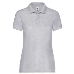 Koszulka Polo Damska. Szare bluzki sportowe damskie Fruit of the Loom, xl, bez wzorów, bez ramiączek. Za 66.99 zł.