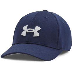 Czapka Under Armour UA Blitzing Adj, Mężczyźni. Niebieskie czapki męskie Under Armour, bez wzorów, z materiału. Za 69.99 zł.