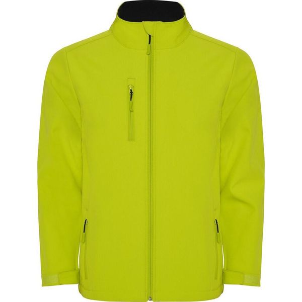 Męska Kurtka Soft Shell Nebraska. Zielone kurtki męskie ROLY, m, bez wzorów, sportowe, bez kaptura. Za 160.99 zł.