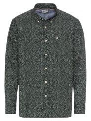 Camel Active Koszula w kolorze granatowo-jasnozielonym rozmiar: L. Niebieskie koszule męskie Camel Active, l, bez wzorów, z bawełny, bez kołnierzyka, bez ramiączek. Za 132.05 zł.