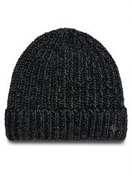 Guess Czapka J4BZ47 Z2QQ0 Czarny. Czarne czapki dziecięce Guess, na zimę, z aplikacjami, z materiału. Za 139.99 zł.