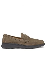 Geox Półbuty U Spherica EC10 U45GHC 00020 C1018 Szary. Szare półbuty męskie Geox, ze skóry, bez zapięcia. Za 439.99 zł.