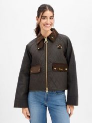 Barbour Kurtka z wosku Kobiety Bawełna zielony, 40. Zielone kurtki damskie Barbour, bez wzorów, z bawełny, bez kaptura. Za 2,099.95 zł.