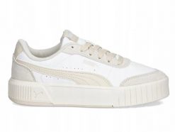 Buty Damskie Puma Carina Mia Sportowe Platforma. Białe buty sportowe na co dzień damskie Puma, bez wzorów, z materiału, trekkingowe. Za 299.00 zł.