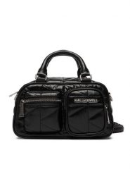 KARL LAGERFELD Torebka B1W30090 Czarny. Czarne torebki klasyczne damskie Karl Lagerfeld, bez wzorów, ze skóry, bez dodatków. Za 1,499.00 zł.