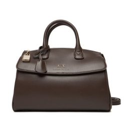 Torebka Armani Exchange. Brązowe torebki klasyczne damskie Armani Exchange, bez wzorów, bez dodatków. Za 709.99 zł.