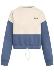 Bench Bluza w kolorze biało-granatowym rozmiar: 38. Białe bluzy z nadrukiem damskie Bench. Za 119.40 zł.