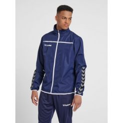 Hummel Kurtka sportowa hml Authentic Training Jacket granatowa. Niebieskie kurtki treningowe męskie HUMMEL, xl, bez wzorów, do piłki ręcznej. Za 109.00 zł.