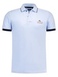 NEW ZEALAND AUCKLAND Koszulka polo w kolorze błękitnym rozmiar: XL. Niebieskie koszulki polo męskie New Zealand Auckland, xl, bez wzorów, bez ramiączek. Za 162.11 zł.
