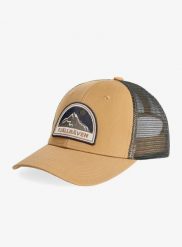 Czapka z daszkiem Fjallraven Badge Langtradarkeps. Brązowe czapki męskie Fjällräven, na lato, bez wzorów, z bawełny. Za 202.29 zł.