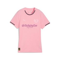 Palermo F.C. Replika damskiej koszulki domowej 25/26 PUMA. Czerwone t-shirty damskie Puma, l, bez wzorów, bez kołnierzyka. Za 349.00 zł.