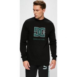 DC - Bluza. Czarne bluzy bez kaptura męskie DC, l, z bawełny. W wyprzedaży za 199.90 zł.
