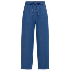 Deha Spodnie Balloon Z Denimu Lyocell Damskie. Niebieskie spodnie materiałowe damskie Deha, bez wzorów, z bawełny, casualowe. Za 374.99 zł.