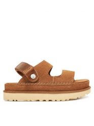 Ugg Sandały W Goldenstar Glide 1167399 Brązowy. Brązowe sandały damskie Ugg, bez wzorów, ze skóry, bez obcasa, na płaskiej podeszwie. Za 509.99 zł.