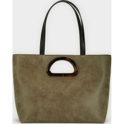 Parfois - Torebka. Torebki klasyczne damskie Parfois, bez wzorów, z materiału, duże, bez dodatków. W wyprzedaży za 69.90 zł.