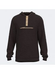 Joma Bluza polarowa w kolorze brązowym rozmiar: L. Brązowe bluzy z kapturem męskie Joma, l, z materiału. Za 92.21 zł.