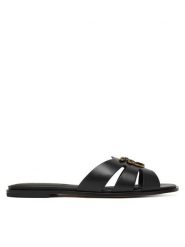 PINKO Klapki Milly 04 SD0463 P001 Czarny. Czarne klapki damskie Pinko, bez wzorów, ze skóry, bez obcasa. Za 919.99 zł.