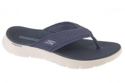 Japonki damskie, Go Walk Flex Sandal - Holly. Fioletowe klapki damskie Skechers, bez wzorów, z materiału, bez obcasa. Za 189.99 zł.