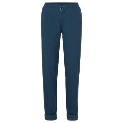 Damskie spodnie zimowe VAUDE Mineo. Niebieskie spodnie materiałowe damskie Vaude, bez wzorów, z elastanu, biznesowe. Za 586.90 zł.