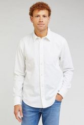 LEE PATCH SHIRT MĘSKA KOSZULA ELEGANCKA BRIGHT WHITE 112349052 LL37016738. Białe koszule męskie Lee, l, bez wzorów, bez kołnierzyka, bez ramiączek. Za 139.99 zł.