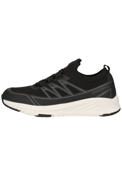 Buty do treningu biegowego Endurance Coin. Czarne buty sportowe na co dzień damskie Endurance, z materiału, bez zapięcia, na fitness i siłownię. Za 225.50 zł.