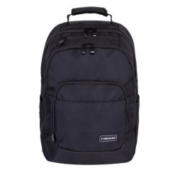 Plecak HEAD BLACK, AB400. Czarne plecaki damskie HEAD, bez wzorów, z materiału, retro. Za 119.99 zł.