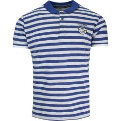 Koszulka POLO Niebiesko-Biała w Paski, Casualowa, Męska, Krótki Rękaw. Niebieskie koszulki polo męskie MCL, m, bez wzorów, z bawełny, bez ramiączek. Za 145.00 zł.