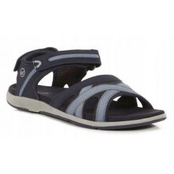 Sandały sportowe dla kobiet Regatta SANTA CLARA. Niebieskie obuwie trekkingowe damskie Regatta. Za 144.00 zł.