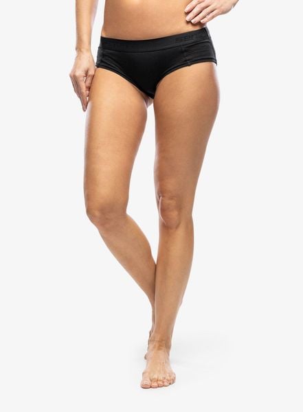 Figi termoaktywne Sensor Merino Air Panties. Czarne figi damskie Sensor, m, bez wzorów, ze skóry. Za 103.39 zł.