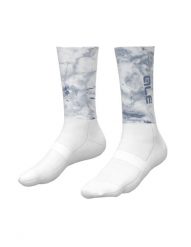 Skarpetki rowerowe Alé Cycling Typhoon. Białe skarpetki damskie ALÉ CYCLING, bez wzorów, z elastanu. Za 156.99 zł.