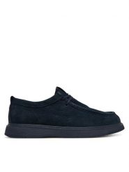 Tommy Hilfiger Półbuty Comfort Nubuck Moc Toe Shoe FM0FM05975 Granatowy. Niebieskie półbuty męskie Tommy Hilfiger, z nubiku, bez zapięcia. Za 649.99 zł.