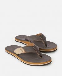 Japonki męskie Rip Curl Oxford Bloom. Brązowe klapki i japonki męskie Rip Curl, z materiału. Za 149.99 zł.