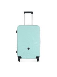 Semi Line Walizka średnia T5923-2 Zielony. Zielone walizki Semi-line, bez wzorów, z tworzywa sztucznego, średnie. Za 189.99 zł.