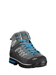 CMP Skórzane botki trekkingowe "Moon" w kolorze szaro-niebiesko-czarnym rozmiar: 38. Czarne obuwie trekkingowe damskie CMP. Za 169.26 zł.