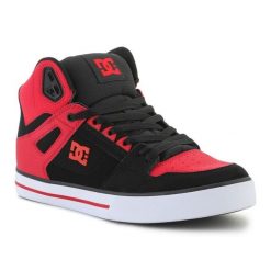 Buty DC Pure High Top Wc M ADYS4000043-FWB czarne. Czarne buty sportowe na co dzień męskie z gumy, bez zapięcia. Za 490.22 zł.