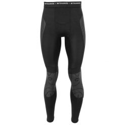 Legginsy zapobiegające otarciom Stanno Equip. Czarne legginsy sportowe damskie STANNO, m, bez wzorów, z poliesteru, na fitness i siłownię. Za 279.50 zł.
