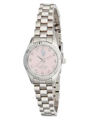 U.S. Polo Assn. Zegarek kwarcowy w kolorze srebrno-jasnoróżowym rozmiar: onesize. Szare, analogowe zegarki damskie U.S. Polo Assn., ze stali. Za 282.99 zł.