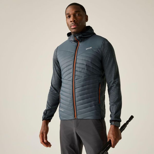 Męska kurtka pikowana Andreson Marl Hybrid. Niebieskie kurtki męskie Regatta, m, bez wzorów, z poliamidu, sportowe, bez kaptura. Za 229.99 zł.