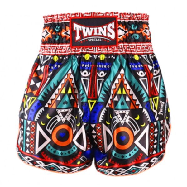 Spodenki treningowe Twins Special Aztec. Czerwone szorty damskie TWINS, bez wzorów, sportowe. Za 199.00 zł.