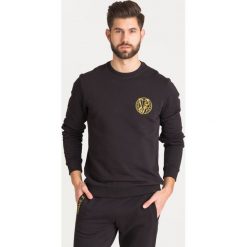 BLUZA Versace Jeans. Czarne bluzy bez kaptura męskie Versace Jeans, l, z bawełny. Za 347.40 zł.