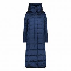 Płaszcz damski turystyczne CMP 32K3136. Niebieskie płaszcze damskie CMP, m, bez wzorów. W wyprzedaży za 559.99 zł.