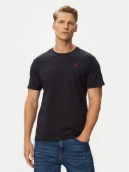 Beverly Hills Polo Club T-Shirt P-SS26M-TS41740 Granatowy Regular Fit. Niebieskie koszulki polo męskie Beverly Hills Polo Club, m, bez wzorów, z bawełny, bez ramiączek. Za 149.99 zł.
