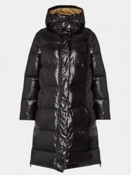 Invicta Płaszcz zimowy 4432613/D Czarny Regular Fit. Czarne kurtki damskie Invicta, na zimę, xs, bez wzorów, z syntetyku. Za 969.99 zł.
