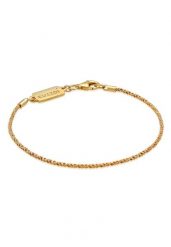 KUZZOI Męski łańcuszek sznurkowy Twisted Basic Elegant w oksydowanym srebrze 925 Sterling Silver Bransoletki 1 ct Męskie. Szare biżuteria dla mężczyzn KUZZOI, srebrne. Za 303.99 zł.