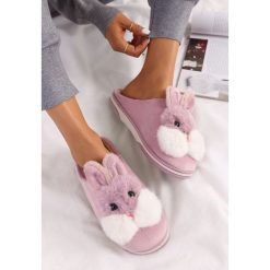 Różowe Kapcie Chloraleia. Czerwone kapcie damskie Renee, z dresówki. Za 24.99 zł.